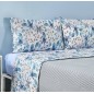 Parure de draps Zucchi LILIUM en Percale pour lit double