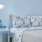 Parure de draps Zucchi LILIUM en Percale pour lit double