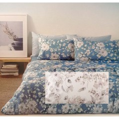 Zucchi DALIA Beige Perkal-Bettwäscheset für Doppelbett