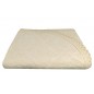 Tagesdecke für Doppelbett ISCHIA aus jacqueriertem Baumwollstoff Beige