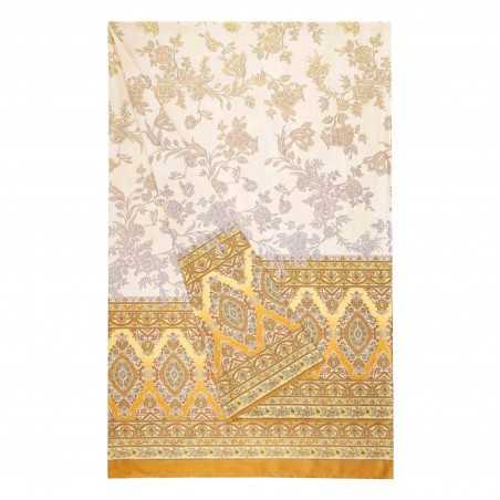 Furnishing throw Agrigento Gold Granfoulard Bassetti 270x270 cm