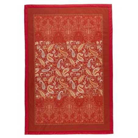 Plaid Granfoulard Monnalisa Red Throw By Bassetti