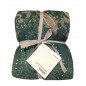 Plaid Granfoulard Monnalisa Green Throw By Bassetti