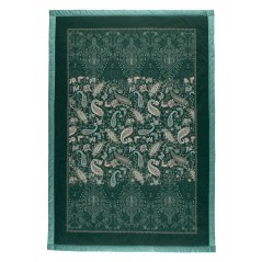 Plaid Granfoulard Monnalisa Green Throw By Bassetti