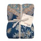 Elegante Plaid Granfoulard Isolabella Blau Bassetti