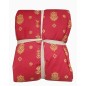Elegante Plaid Granfoulard Gold Decor Rot Bassetti