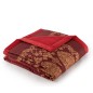 Plaid Granfoulard Gold Decor Red Throw By Bassetti