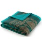 Elegante Plaid GOLD DECOR Verde Manta GRANFOULARD BASSETTI