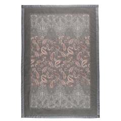 Elegante Plaid MONNALISA Gris Manta GRANFOULARD BASSETTI