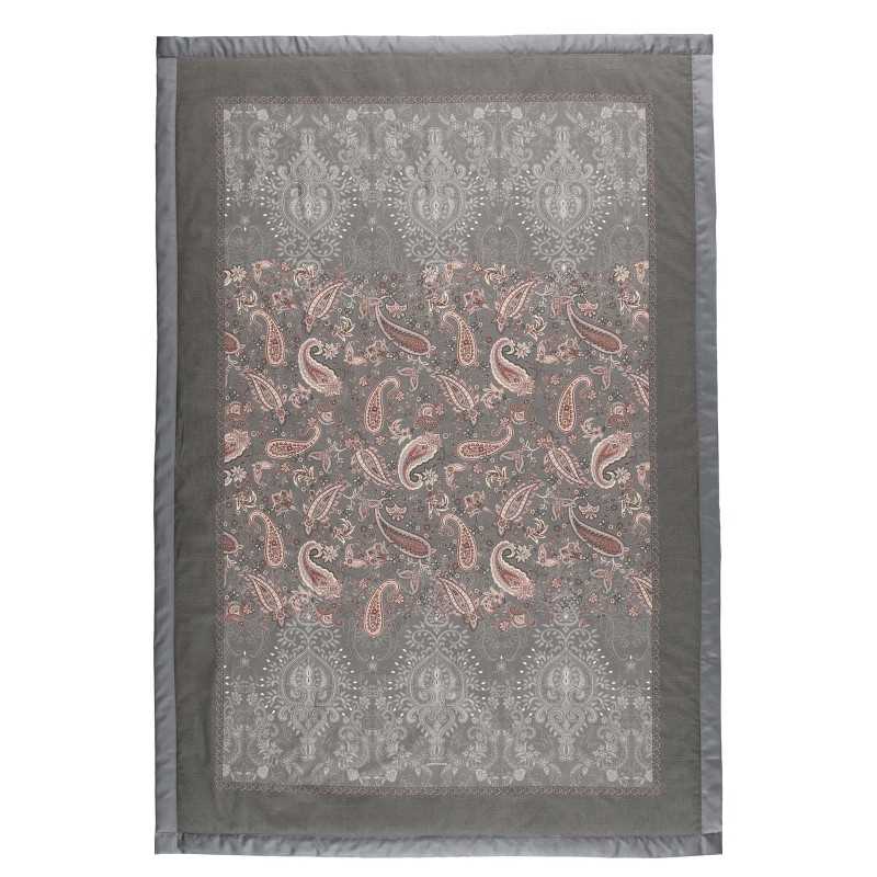 Granfoulard Bassetti Morbido Plaid Imbottito Monnalisa Grigio