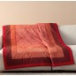 Plaid Granfoulard Kerala Red Throw By Bassetti