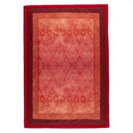 Plaid Granfoulard Kerala Red Throw By Bassetti