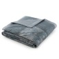 Elegante Plaid Kerala Gris Manta GRANFOULARD BASSETTI