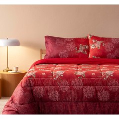 Edredón de invierno Esperidi Rojo Granfoulard Bassetti