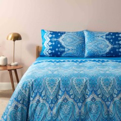 Copripiumino Granfoulard Bassetti Isolabella Blu