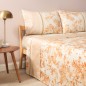 Juego de Sábanas Cubre Cama Ibiscus Tattoo Granfoulard Bassetti