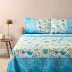 Juego de Sábanas Cubre Cama Casablanca Granfoulard Bassetti