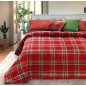 Couette d'Hiver Double Ferraruccia Tartan Rouge GFFerrari