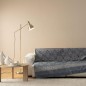 Telo Arredo Copridivano Copriletto Kerala Grigio 180x270cm Granfoulard Bassetti
