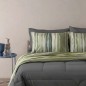 Sheet Set For King / Superking Bed Extension Green Bassetti