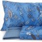 Completo Lenzuola Matrimoniale Sikar blu Bassetti