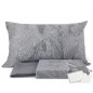 Juego de Sábanas Para Cama Doble Aster Gris Bassetti